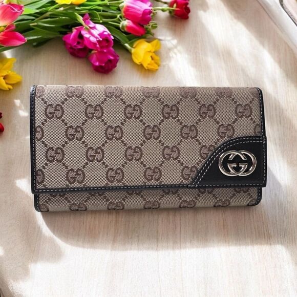 Gucci Monogram Long Wallet - Picture 1 of 13